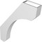 Ekena Millwork 3 1/2-in. W x 22-in. D x 30-in. H Legacy Architectural Grade PVC Knee Brace BRCP035X22X30LEC - alternate 3